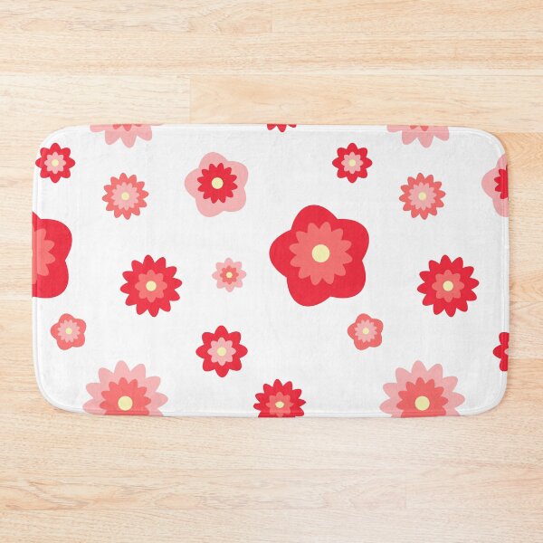 Item preview, Retro Red Pink Flower Color Burst Starburst Pattern designed and sold by Simply Magic Supply.