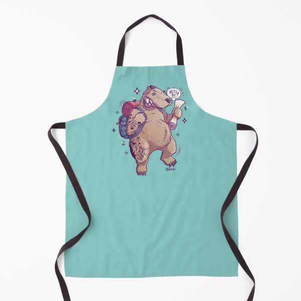 Item preview, Beary Adventurous the Curious Bear Hiker designed and sold by SPIRIMAL.