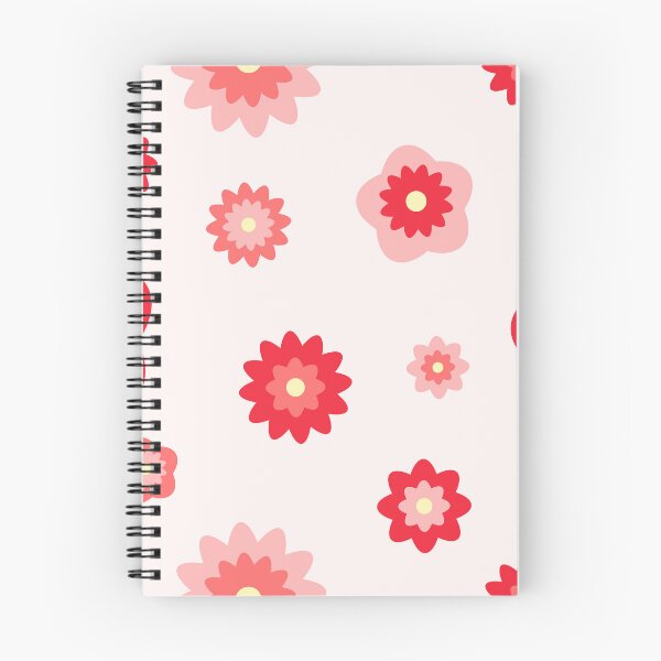 Item preview, Retro Red Pink Flower Color Burst Starburst Pattern designed and sold by Simply Magic Supply.
