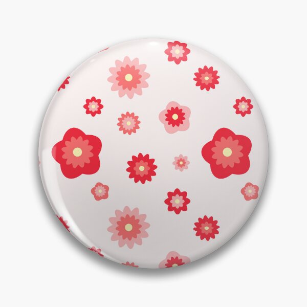Item preview, Retro Red Pink Flower Color Burst Starburst Pattern designed and sold by Simply Magic Supply.