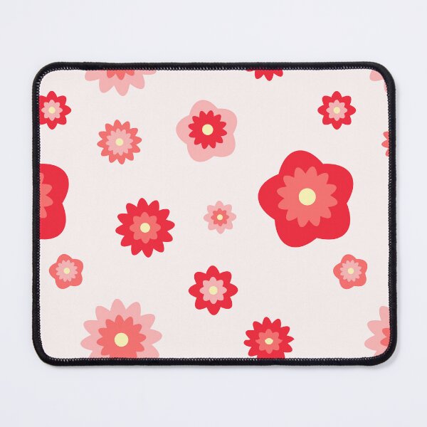 Item preview, Retro Red Pink Flower Color Burst Starburst Pattern designed and sold by Simply Magic Supply.