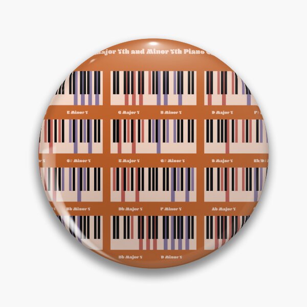 Item preview, A Circle of Fifth Major 7th and Minor 7th Piano Chord Progression V10 designed and sold by vincentdavigo.