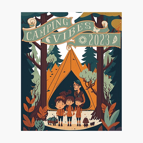 Item preview, camping vibes 2023 designed and sold by ThiagoSDantas.