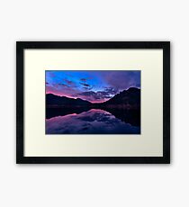Lily Lake in Estes Park, Colorado. Framed Print