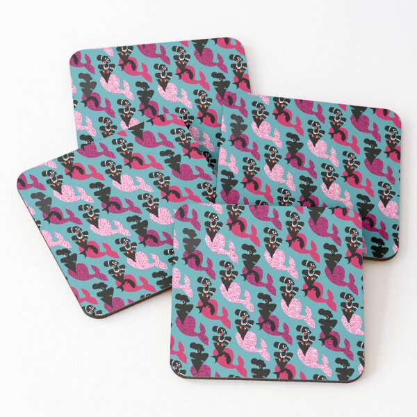 Item preview, Fishtails - Pink and Blue designed and sold by KEROMERO.