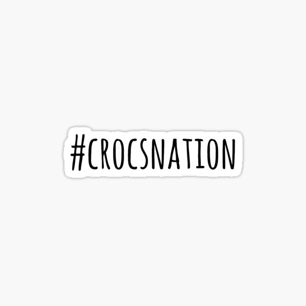 Crocsnation Sticker
