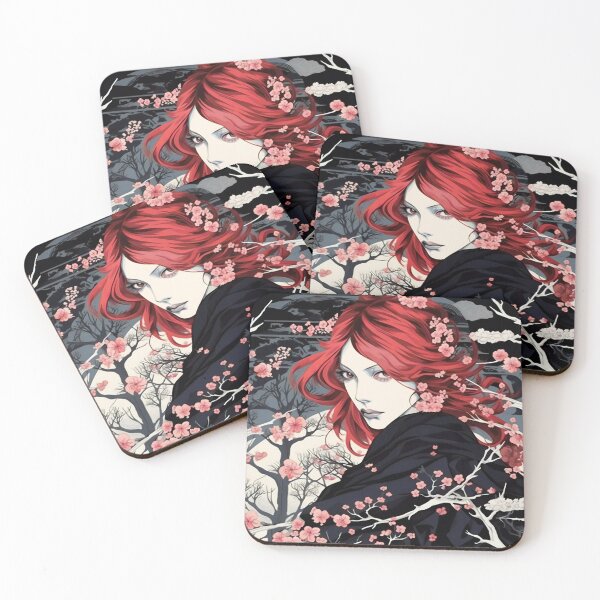 Artikelvorschau, Ukiyo-e Fairy Tale Female Empowerment Black and White Female Portrait entworfen und verkauft von BrandonArtWorld.