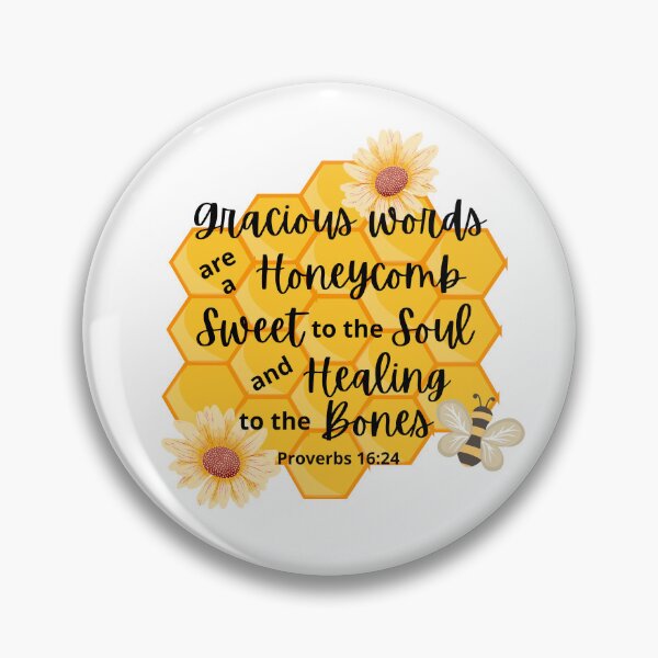 Item preview, Gracious Words Honeycomb Proverbs designed and sold by ChristiKShop.