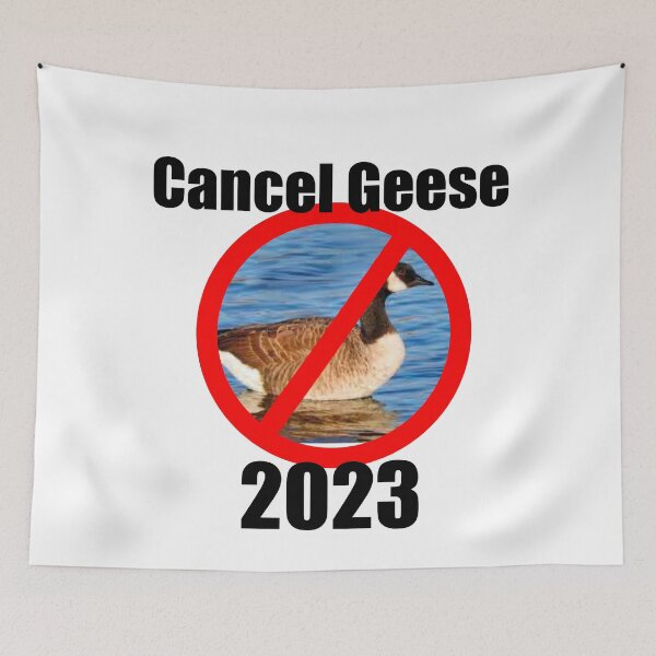 Item preview, Cancel Geese 2023 designed and sold by RaspberryPunch.