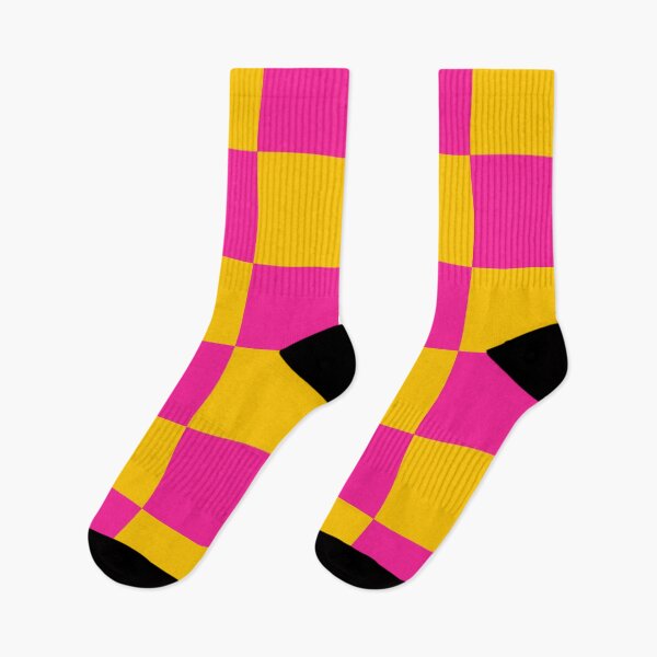 Item preview, Hot Pink and Yellow Checkerboard Pattern designed and sold by tonymagnerart.
