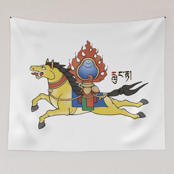 Item preview, Buddhist Windhorse -  Rlung Rta Protective Force designed and sold by ViewerEqualsPhoton.