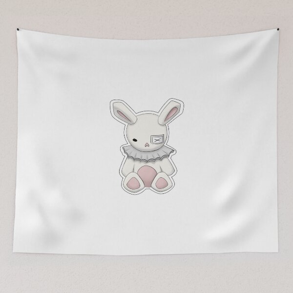 Item preview, Bunny clown sticker designed and sold by coconarvaezs.