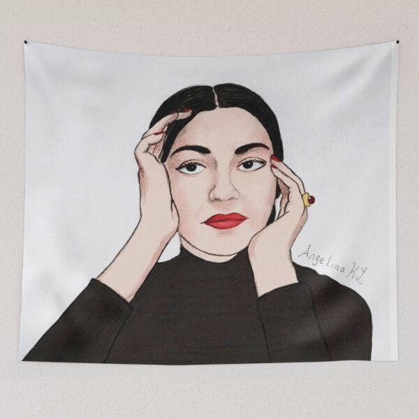 Item preview, Maria Callas Portrait Art designed and sold by angelina-kristl.