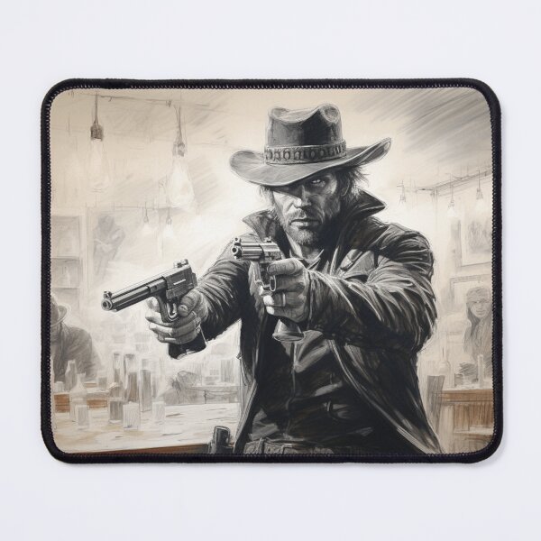 Item preview, A gunslinger in a bar shootout designed and sold by Sketch-Shack.