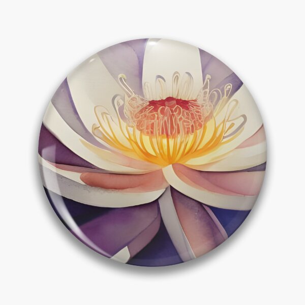 Artikelvorschau, Lotusblume auf lila Hintergrund entworfen und verkauft von AuroraSpringer.
