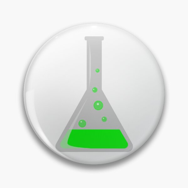 Item preview, Conical flask test tube with bubbling green liquid designed and sold by Kruzzell.