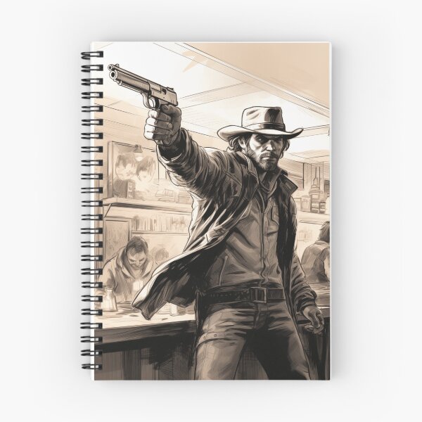 Item preview, A gunslinger in a bar shootout designed and sold by Sketch-Shack.