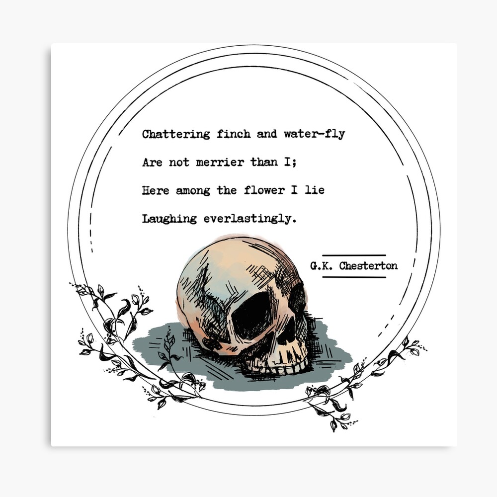 Chesterton's Skull Poem