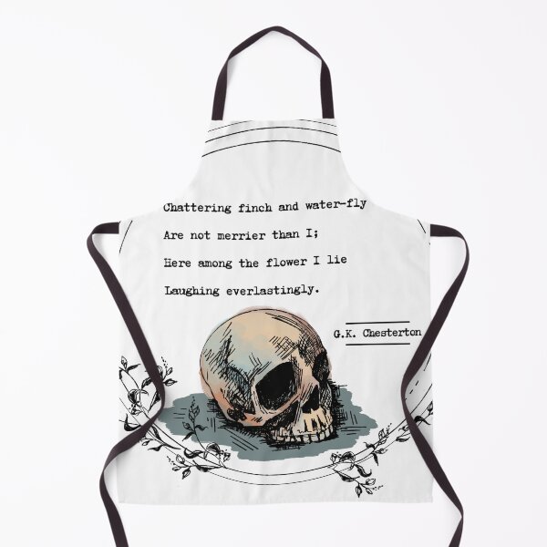 Item preview, Chesterton’s Skull Poem designed and sold by OlderEveryDay.
