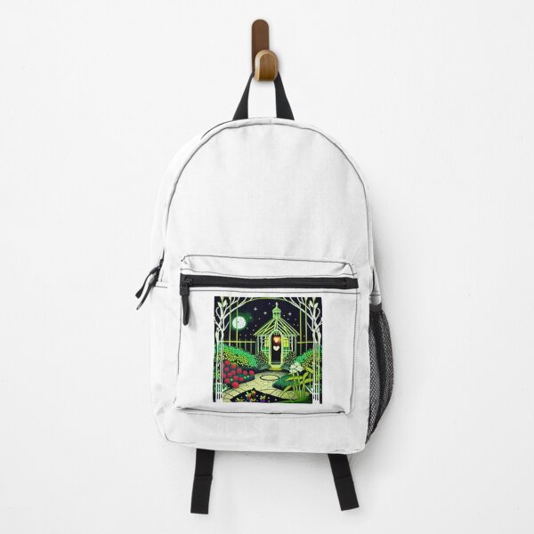 Item preview, A drawing of a garden at night. designed and sold by NewAspect.
