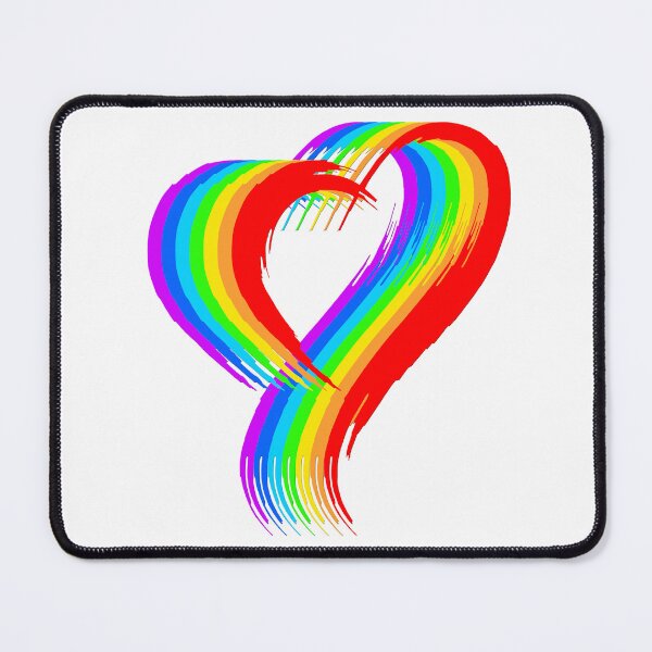 Item preview, Rainbow Heart Pride Pop Art V2 designed and sold by RetrospectUK.