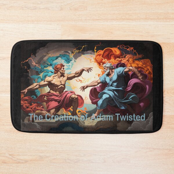 Item preview, Twist of the Divine: A Modern Take on Michelangelo's Creation of Adam designed and sold by JLCableStudio.