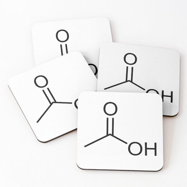 Item preview, Acetic Acid Ethanoic acid Vinegar C2H4O2 CH3COOH designed and sold by Zeeph.