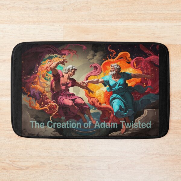 Item preview, Twist of the Divine: A Modern Take on Michelangelo's Creation of Adam designed and sold by JLCableStudio.