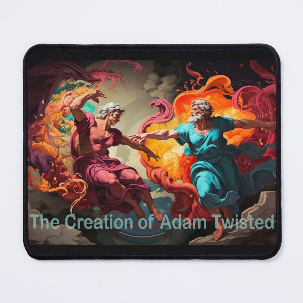 Item preview, Twist of the Divine: A Modern Take on Michelangelo's Creation of Adam designed and sold by JLCableStudio.