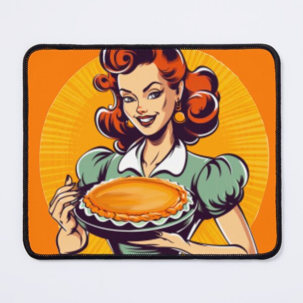 Item preview, The Perfect Pie Delight: Retro Pin-Up Girl Embracing Fall's Irresistible Charm! designed and sold by HalloweenMStore.