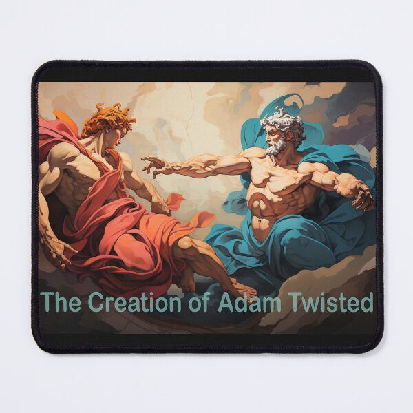 Item preview, Twist of the Divine: A Modern Take on Michelangelo's Creation of Adam designed and sold by JLCableStudio.