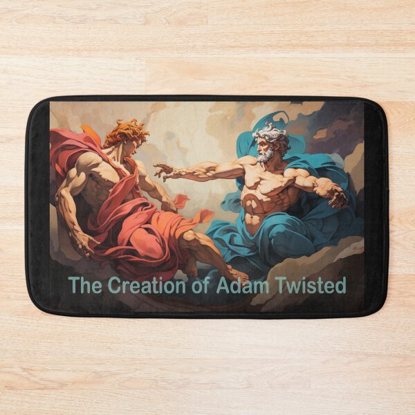 Item preview, Twist of the Divine: A Modern Take on Michelangelo's Creation of Adam designed and sold by JLCableStudio.