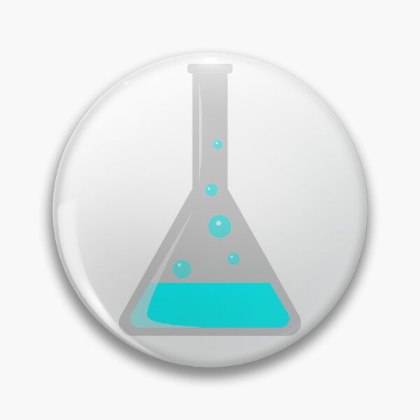 Item preview, Conical flask test tube with bubbling blue liquid designed and sold by Kruzzell.