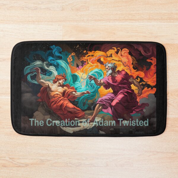 Item preview, Twist of the Divine: A Modern Take on Michelangelo's Creation of Adam designed and sold by JLCableStudio.