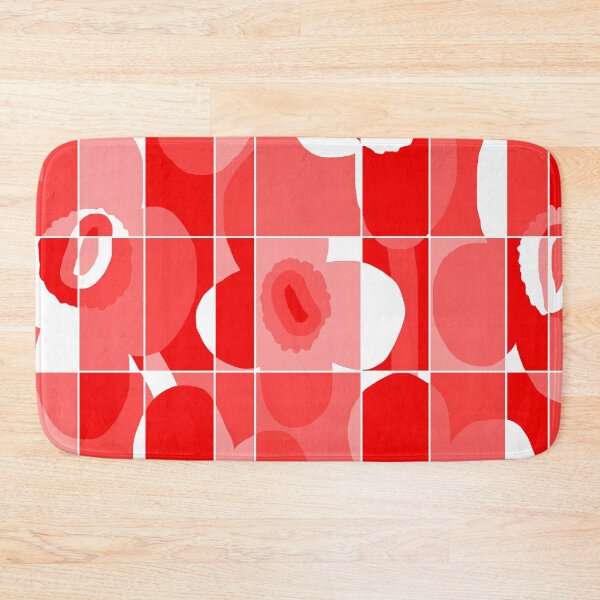 Item preview, Iconic Geometric Canadian Floral Pattern in Gradient Red designed and sold by Deutschic.