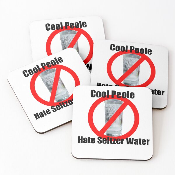 Item preview, Cool people hate seltzer water designed and sold by RaspberryPunch.