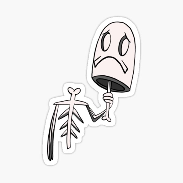 Skeleton fish - SpongeBob - smitty werbenjagermanjensen Sticker