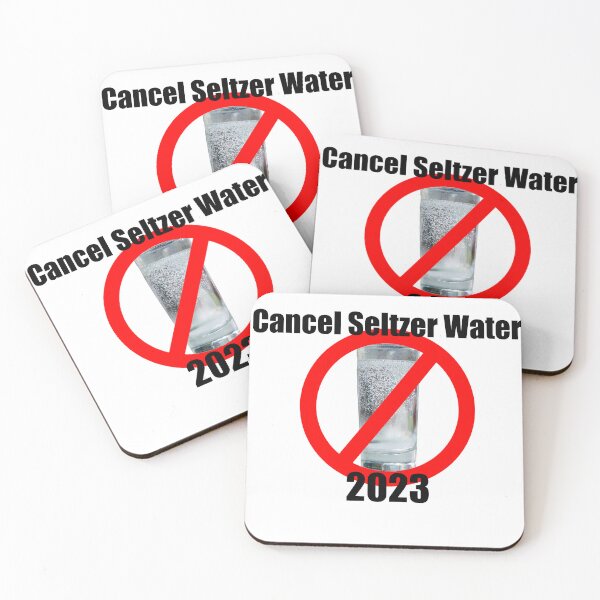 Item preview, Cancel seltzer water 2023 designed and sold by RaspberryPunch.