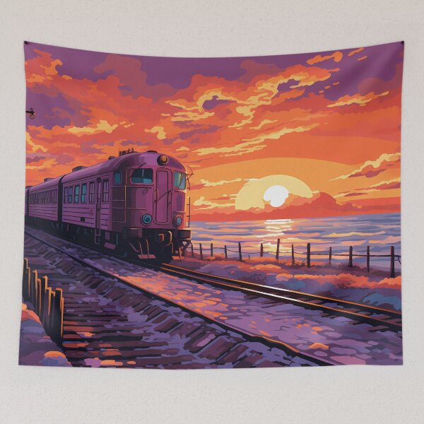 Item preview, 1960's Train in Frozen Europe: A Journey through Time and a Glimpse into the Past designed and sold by SingularityGeek.