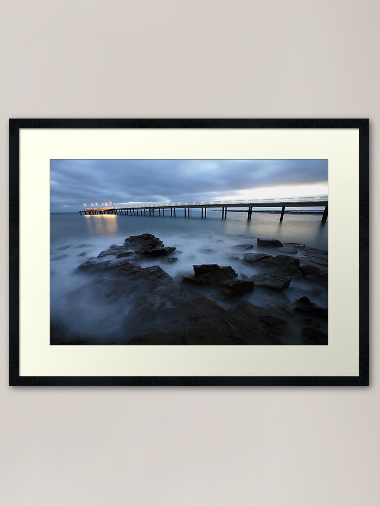 Alternate view of Lorne Pier Pre-Dawn, Great Ocean Road, Australia Framed Art Print