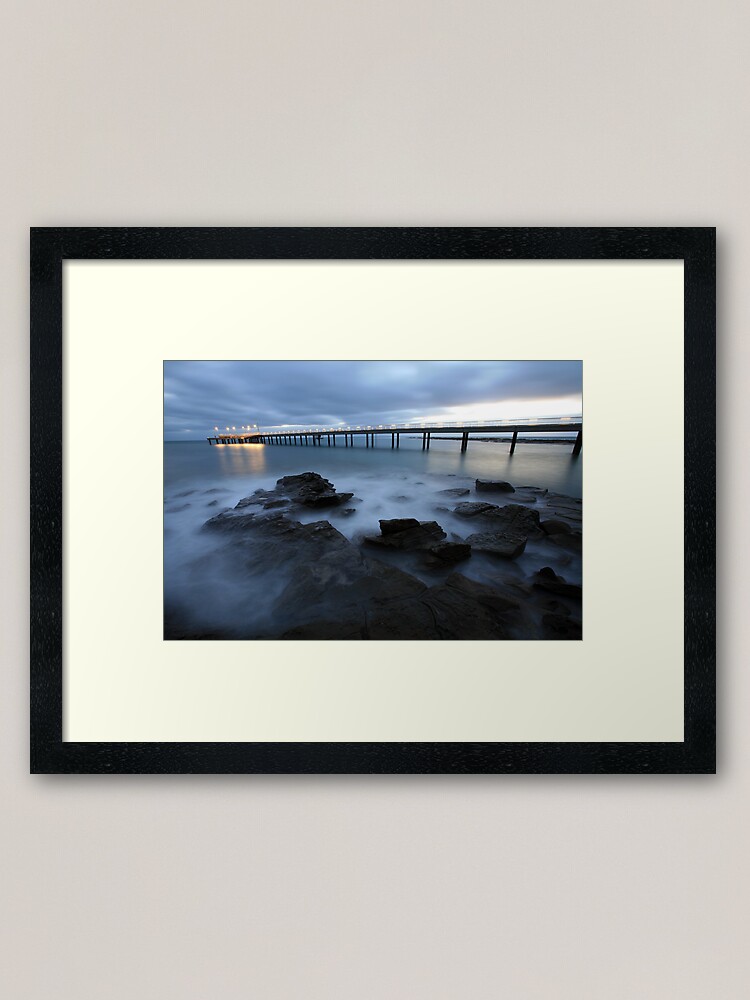 Alternate view of Lorne Pier Pre-Dawn, Great Ocean Road, Australia Framed Art Print