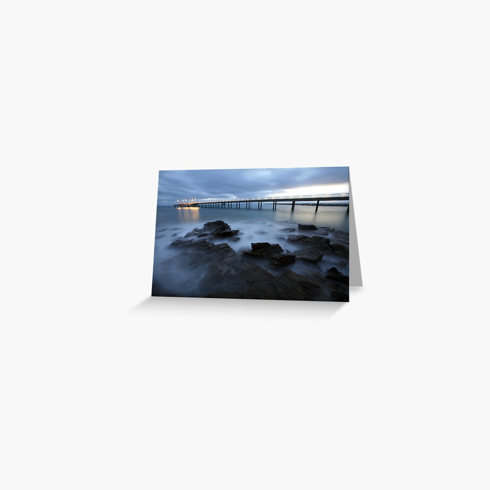 Lorne Pier Pre-Dawn, Great Ocean Road, Australia Greeting Card