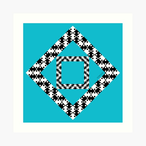 Straight Or Not? Art Print