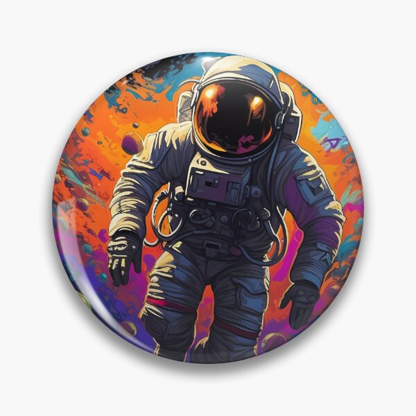 Item preview, Astronaut Delving into Dark Matter as if Descending into the Ocean's Abyssal Depths: Exploring the Uncharted Realms designed and sold by SingularityGeek.