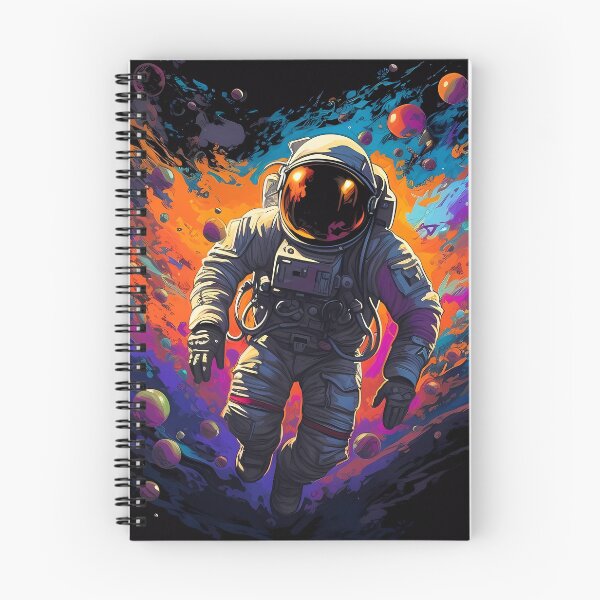 Item preview, Astronaut Delving into Dark Matter as if Descending into the Ocean's Abyssal Depths: Exploring the Uncharted Realms designed and sold by SingularityGeek.