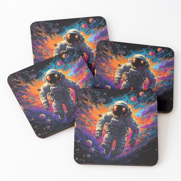 Item preview, Astronaut Delving into Dark Matter as if Descending into the Ocean's Abyssal Depths: Exploring the Uncharted Realms designed and sold by SingularityGeek.