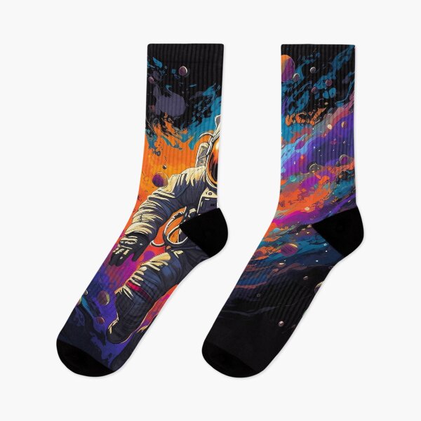 Item preview, Astronaut Delving into Dark Matter as if Descending into the Ocean's Abyssal Depths: Exploring the Uncharted Realms designed and sold by SingularityGeek.