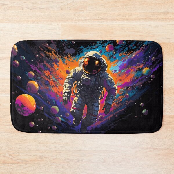Item preview, Astronaut Delving into Dark Matter as if Descending into the Ocean's Abyssal Depths: Exploring the Uncharted Realms designed and sold by SingularityGeek.