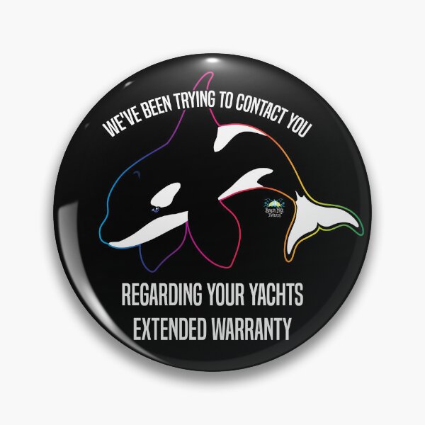 Item preview, Orca Whale Regarding Your Yachts Extended Warranty 90s Retro designed and sold by StressFreeThds.