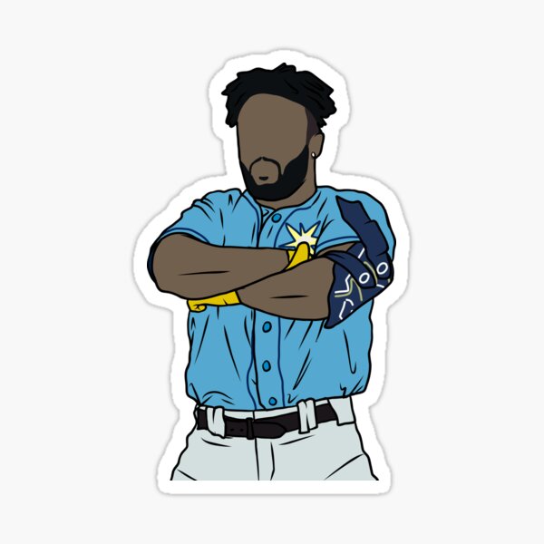 Randy Arozarena Arms Crossed Celebration Sticker for Sale by RatTrapTees